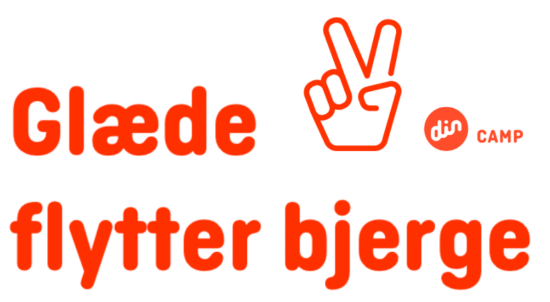 Hos Din Camp tror vi på, at glæde flytter bjerge. Så fælles for alt vi laver er, at glæden og fællesskabet skal være tilstede.