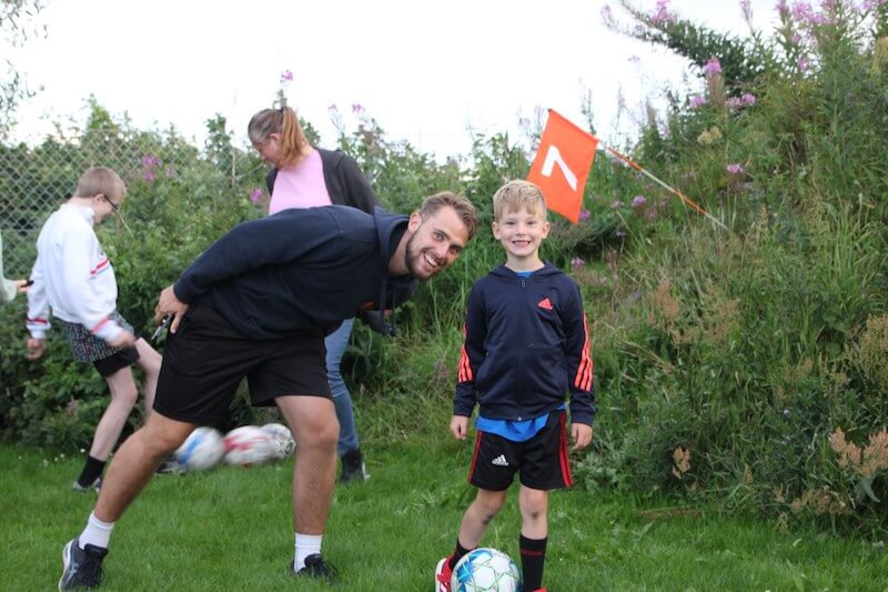 BGI Akademiet har deres helt egen fodboldgolfbane, som er et stort hit for både børn og voksne.